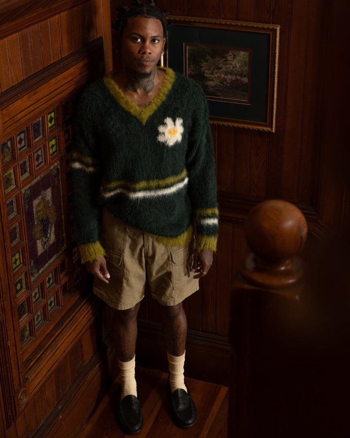 Brushed Alpaca Daisy Sweater