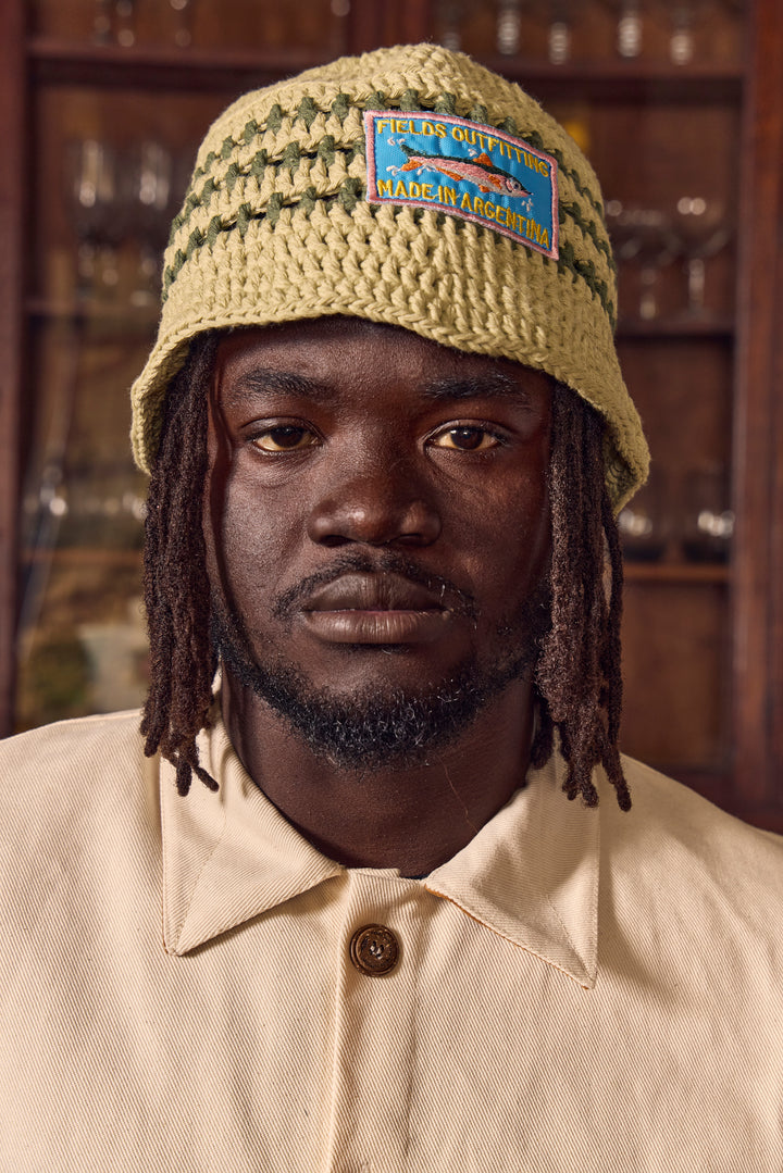 Green Crochet Sun Hat