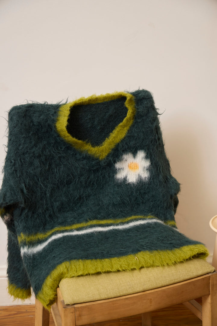Brushed Alpaca Daisy Sweater