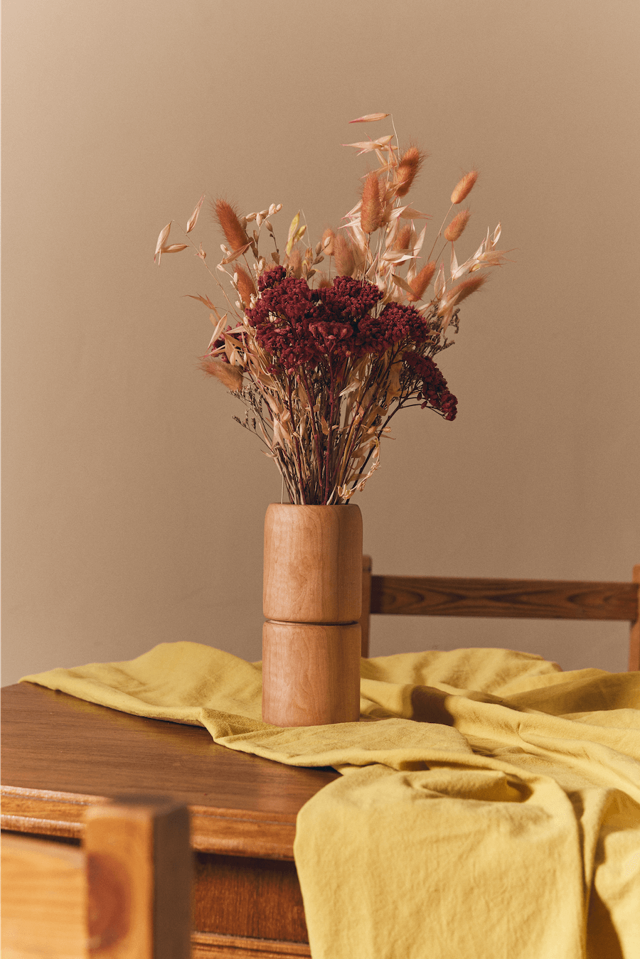 The Two Stacks Vase in Fireland Cherry