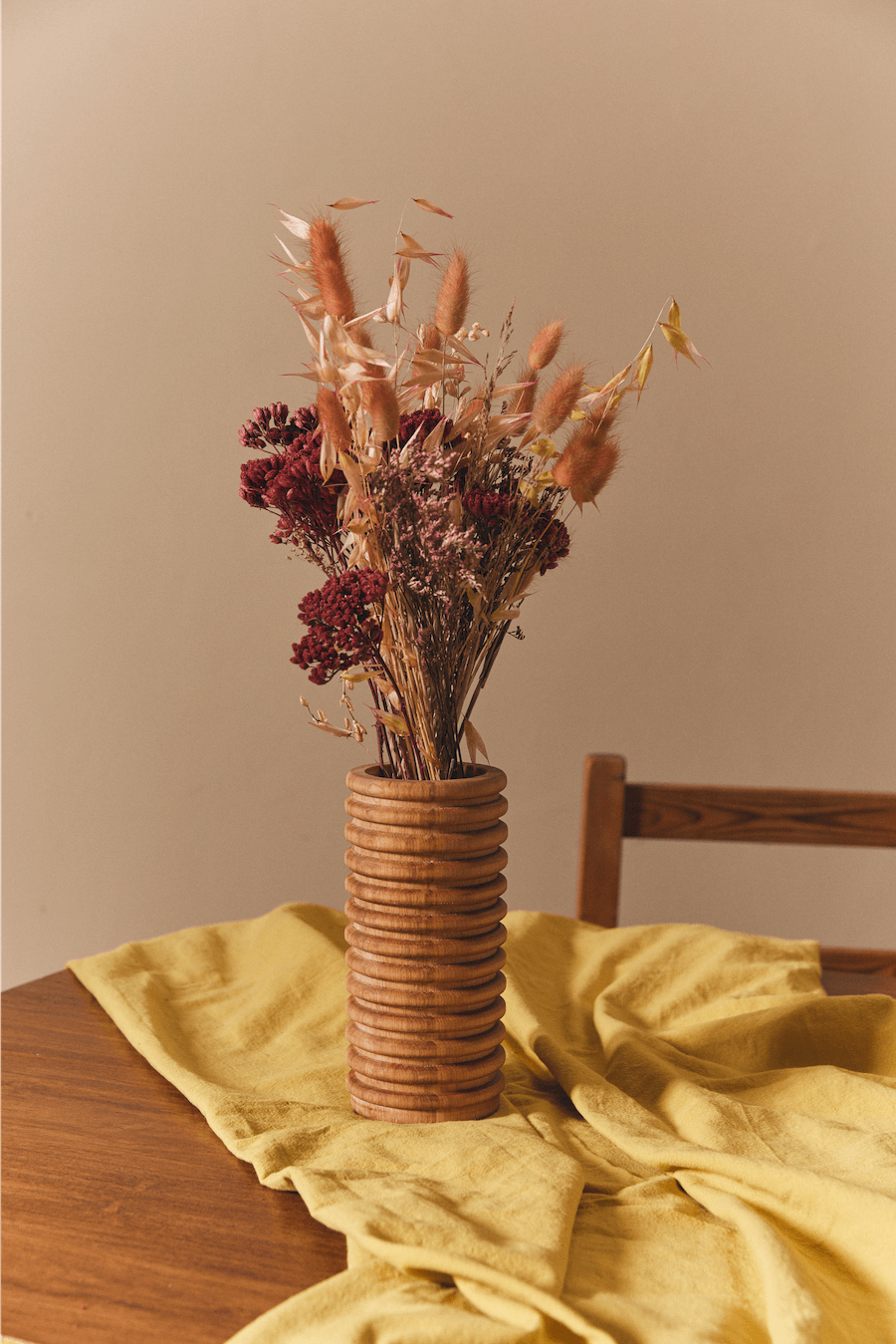 The Puffer Vase in Fireland Cherry