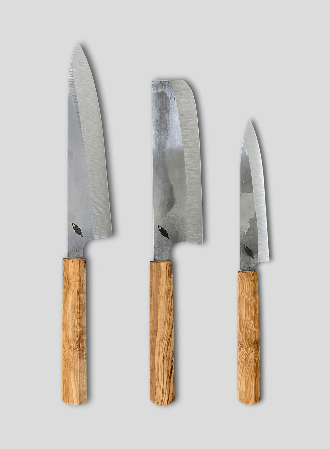 The Essential Knife Trio in Olive