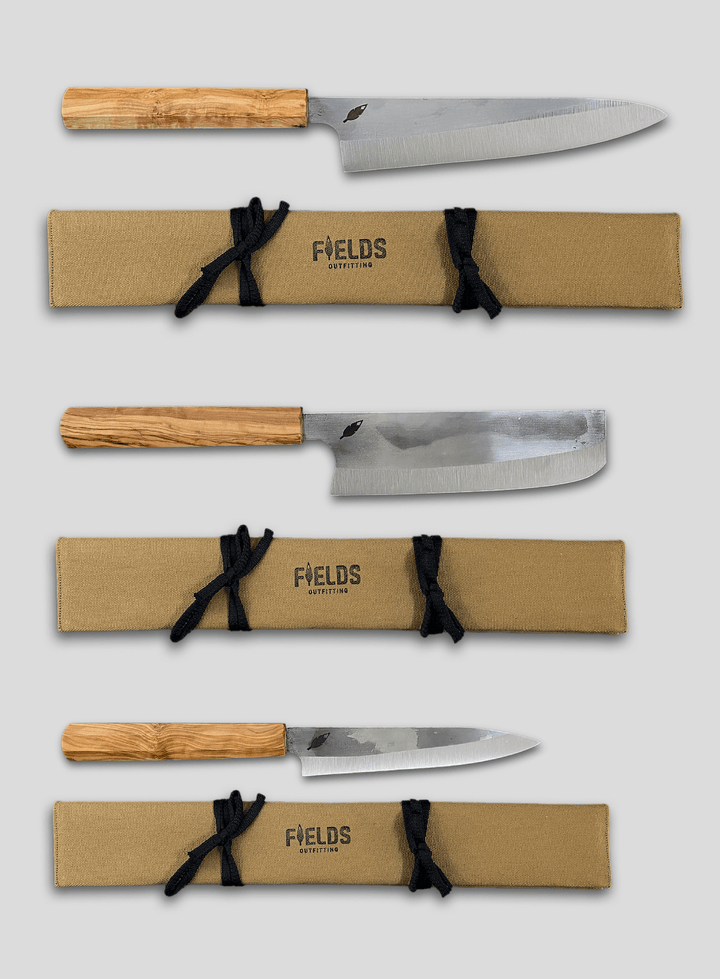 The Essential Knife Trio in Olive