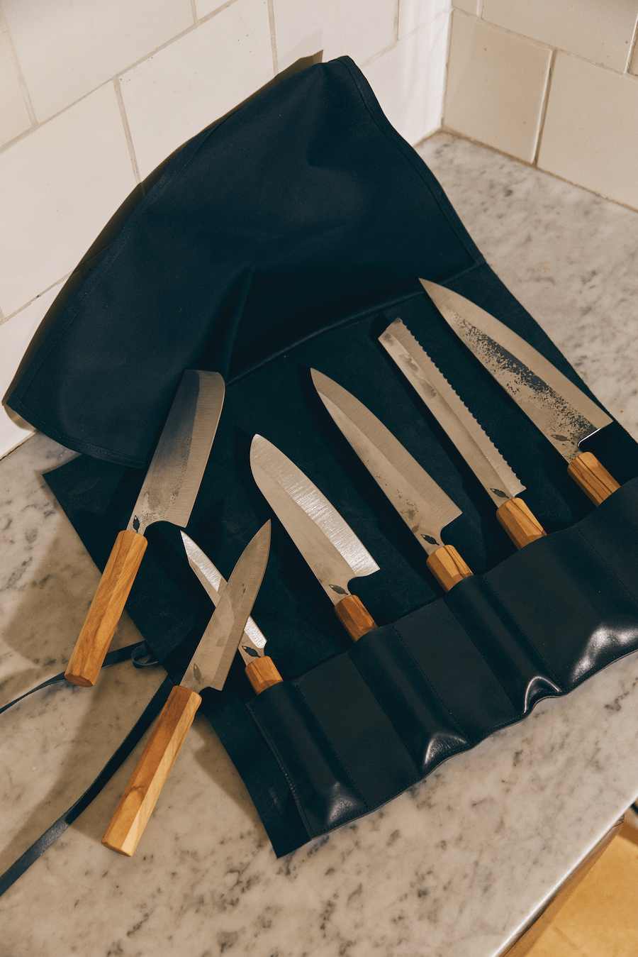 Knife Roll in Black