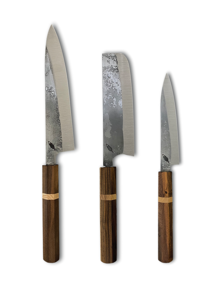 The Essential Knife Trio in Guayubira