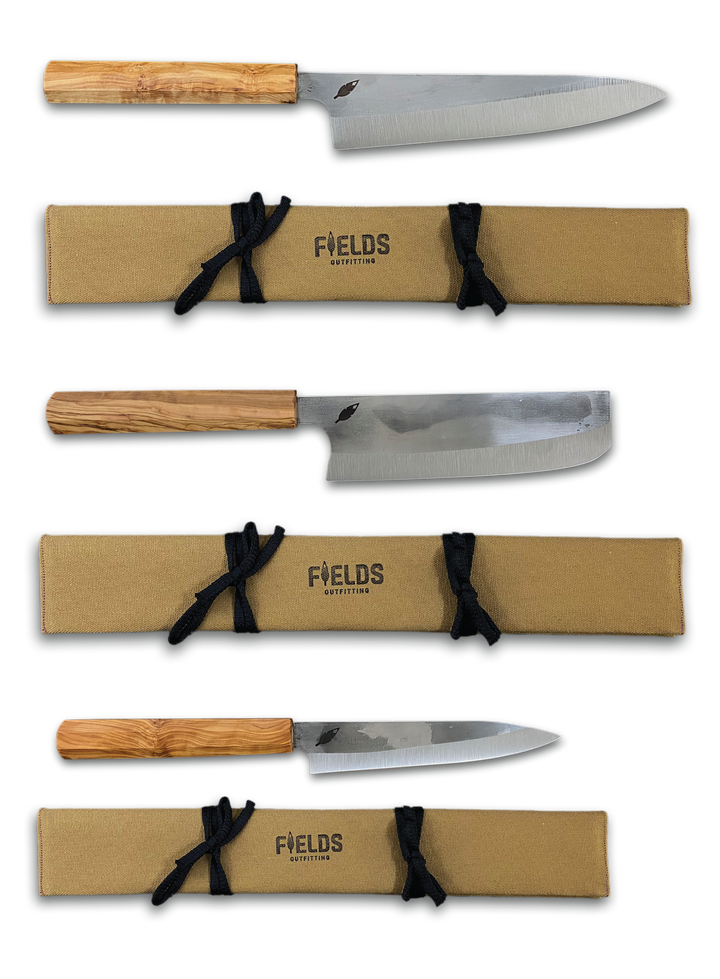 The Essential Knife Trio in Olive