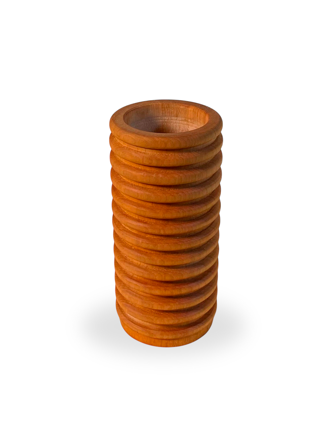 The Puffer Vase in Fireland Cherry