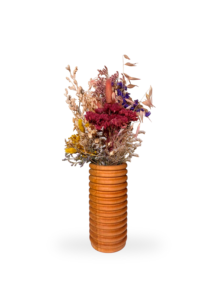 The Puffer Vase in Fireland Cherry