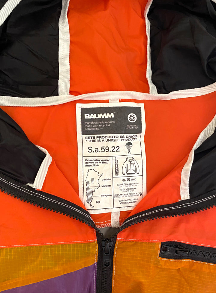 Upcycled Parachute Jacket (Small - S.a.59.22)