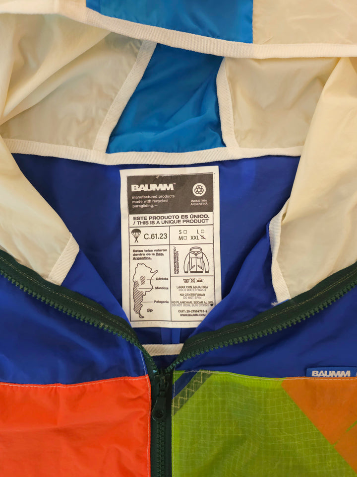 Upcycled Parachute Jacket (Extra Large - C.61.23)