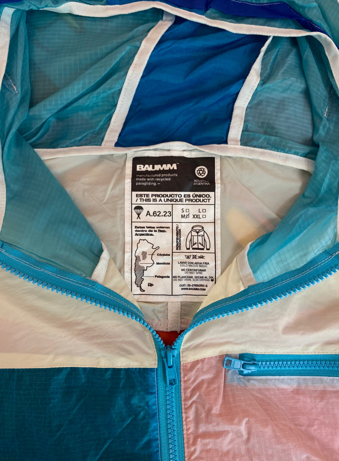 Upcycled Parachute Jacket (Medium - A.62.23)