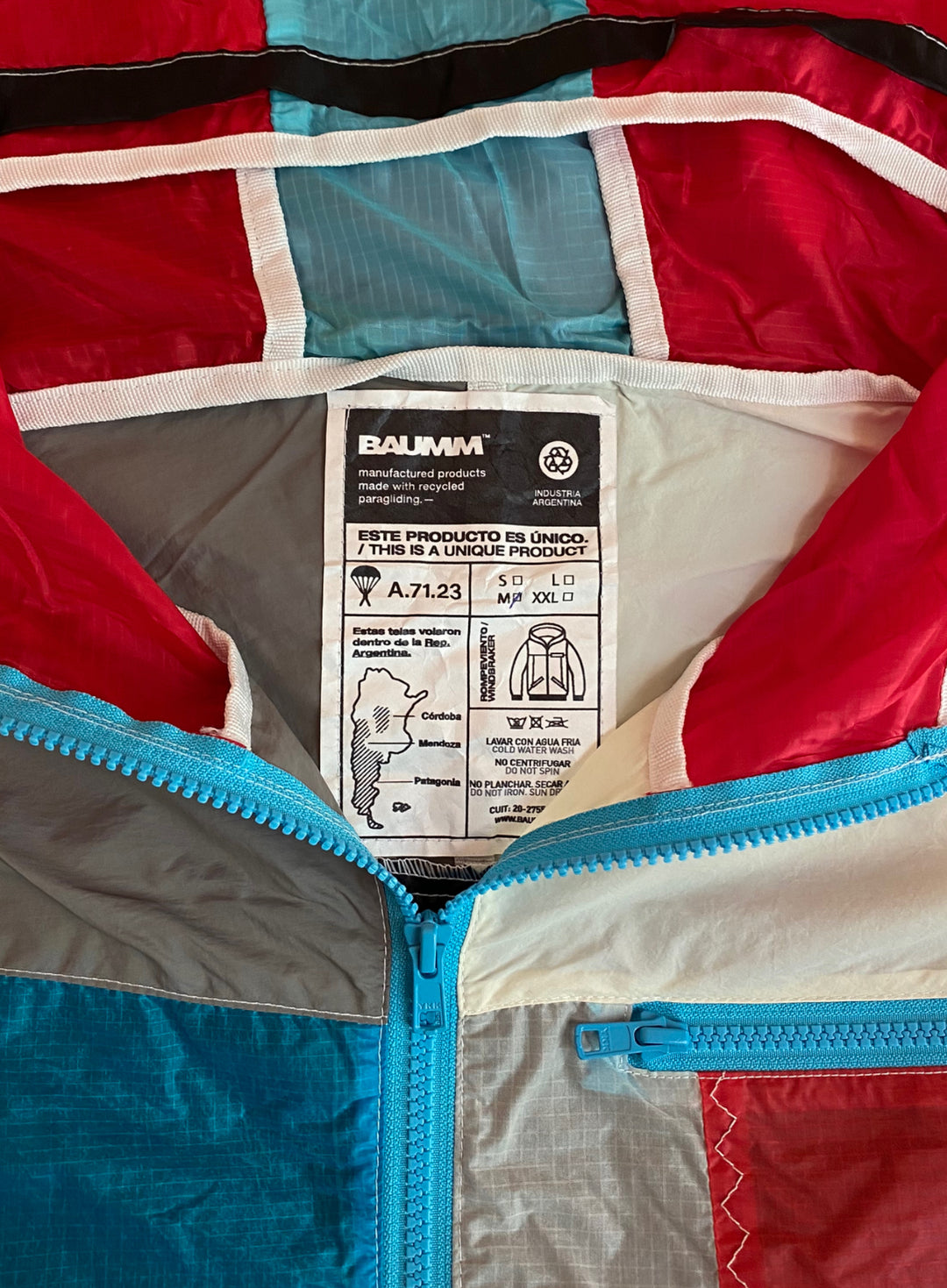 Upcycled Parachute Jacket (Medium - A.71.23)