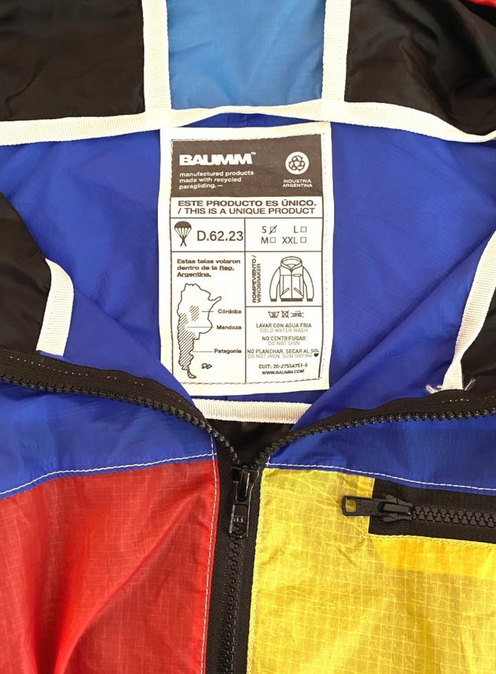 Upcycled Parachute Jacket (Small - D.62.23)