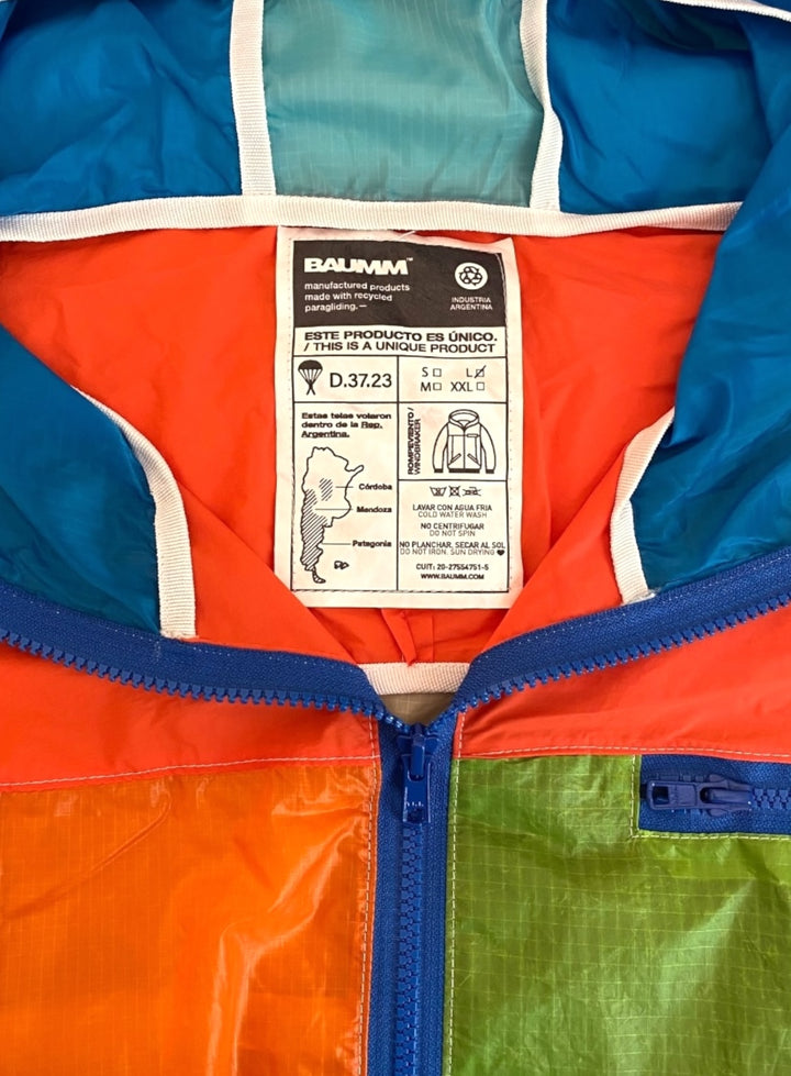 Upcycled Parachute Jacket (Large - D.37.23)