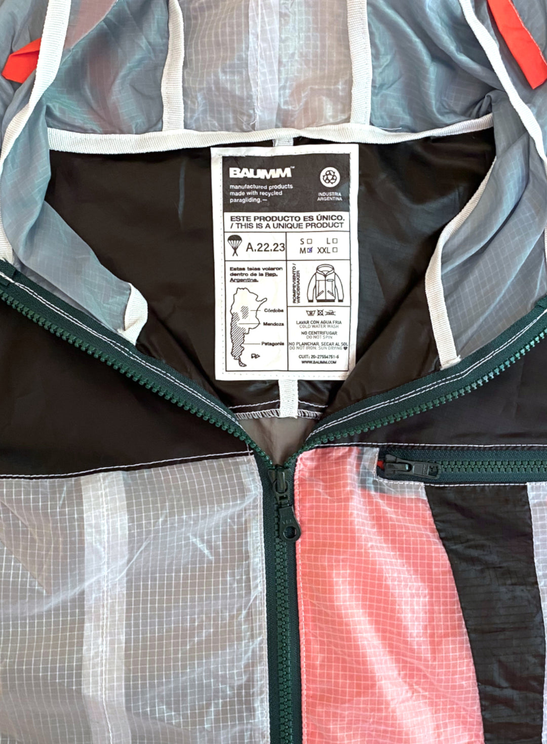 Upcycled Parachute Jacket (Medium - A.22.23)
