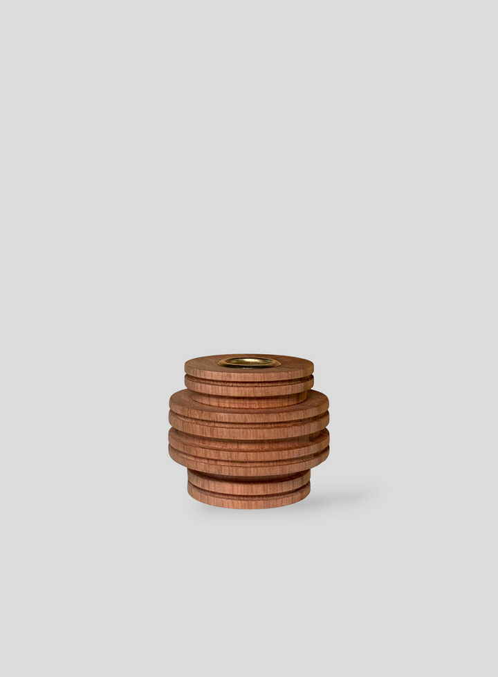 Beehive Candle Holder in Fireland Cherry Wood