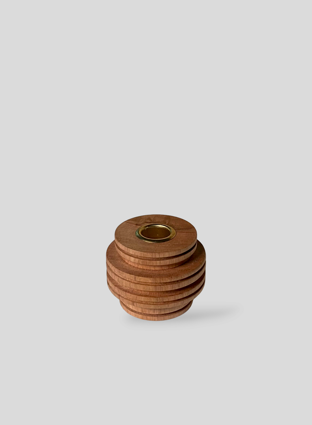 Beehive Candle Holder in Fireland Cherry Wood