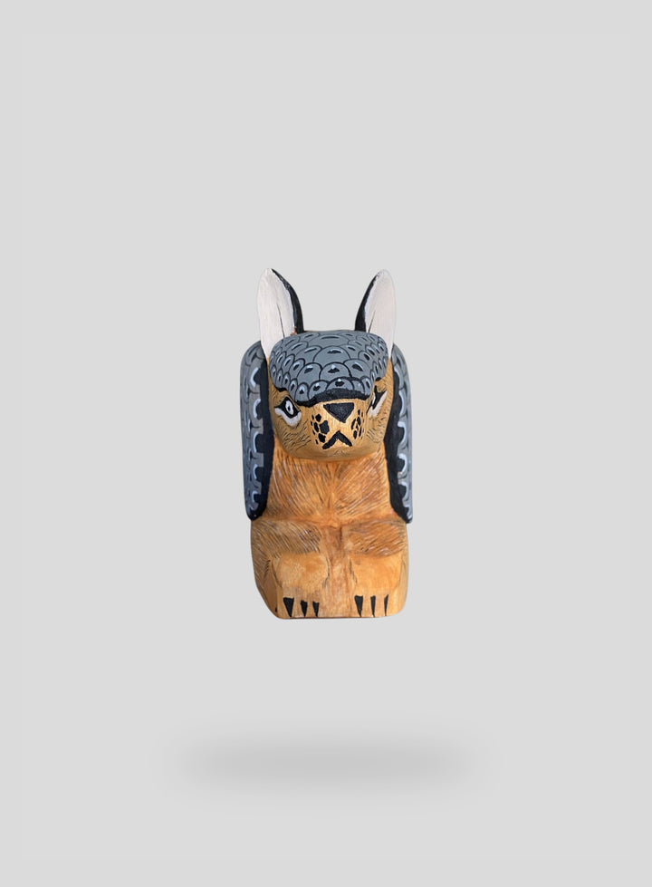 The Grey Armadillo Hanging Bookend