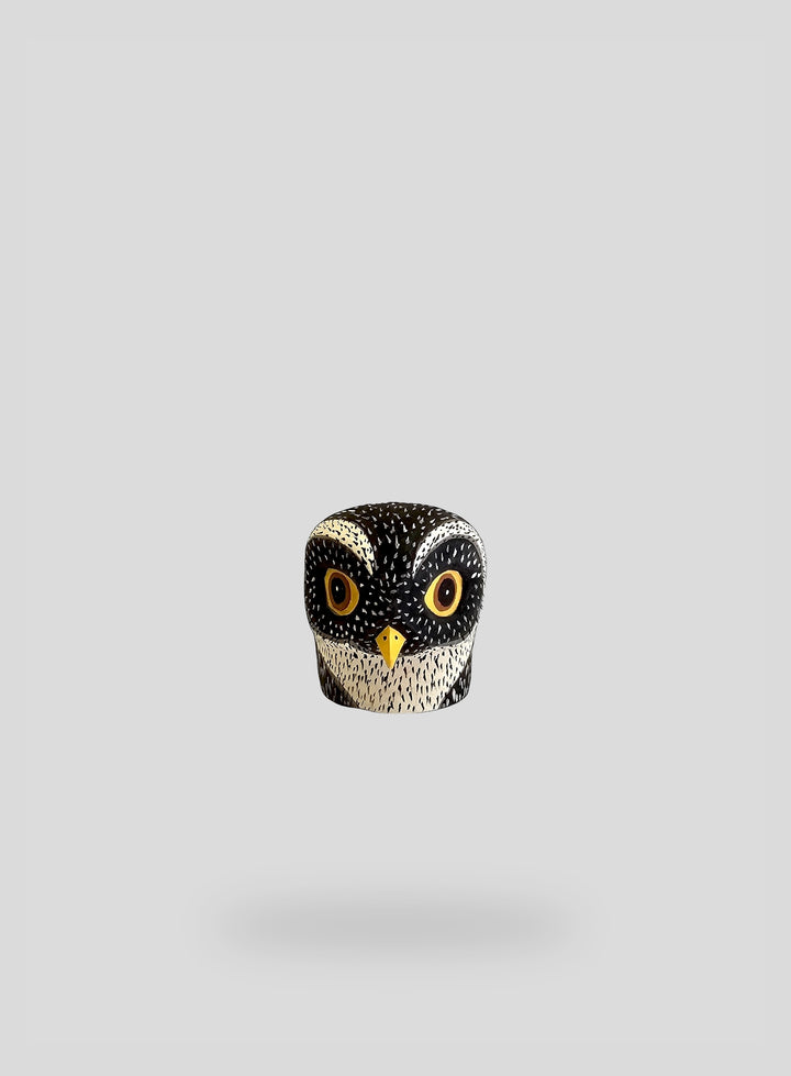 The Mini Black Owl Sculpture
