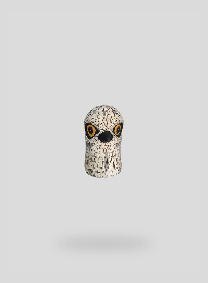 The Mini White Owl Sculpture