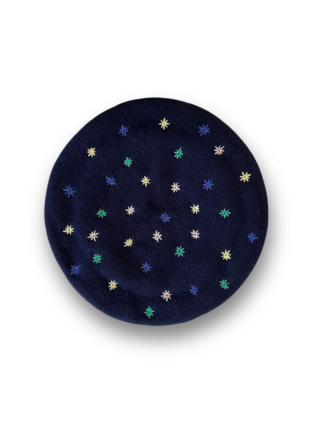 Embroidered Beret in Navy – Fields Outfitting