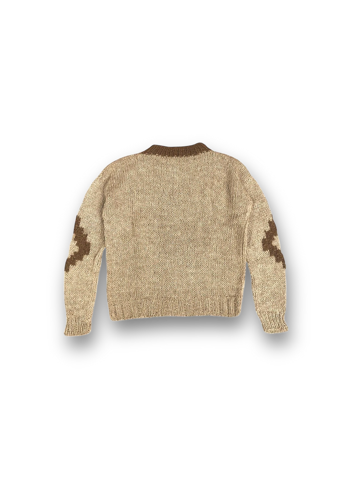 Red Horse Hand-Knitted Llama Sweater
