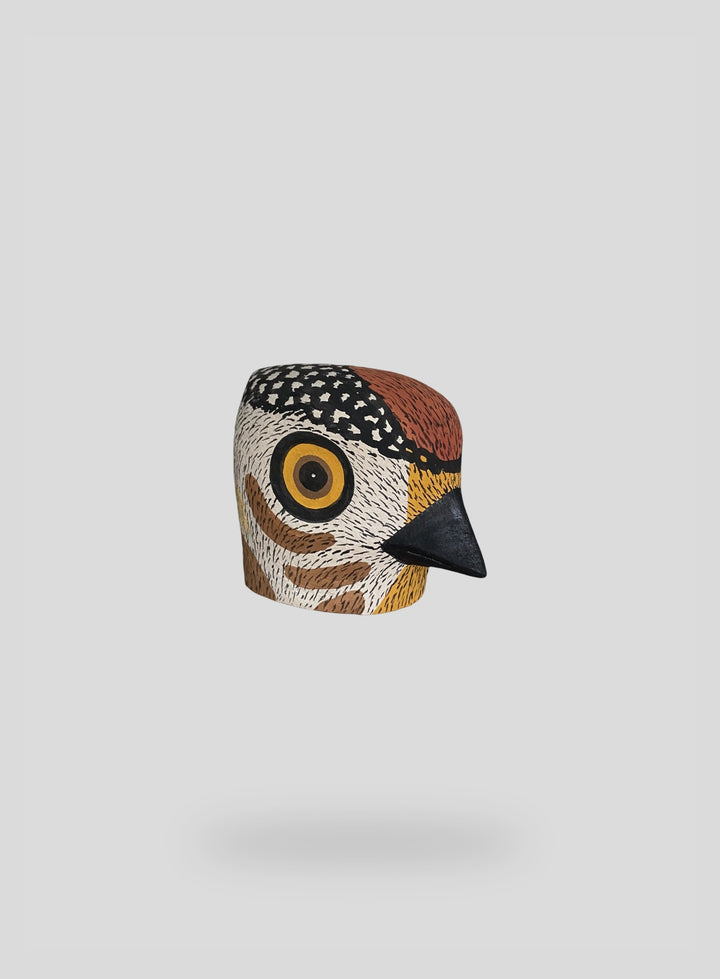 The Mini Crested Bird Sculpture