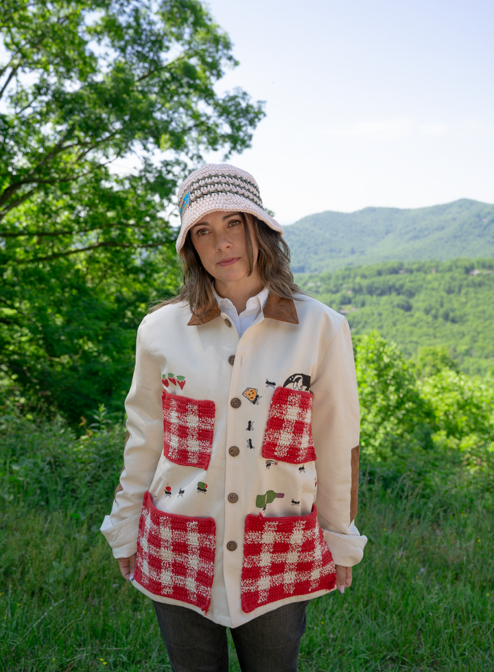 Sh*t Picnic Hand-Painted Tapestry Jacket