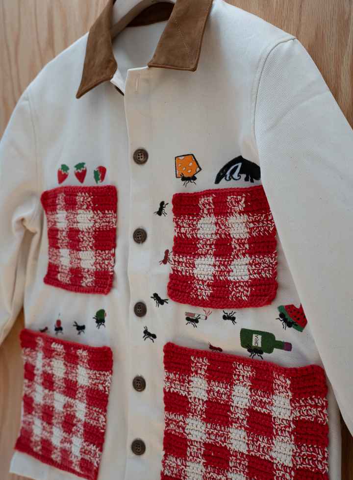 Sh*t Picnic Hand-Painted Tapestry Jacket