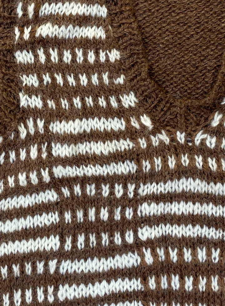 Hand-Knitted Llama Sweater Vest