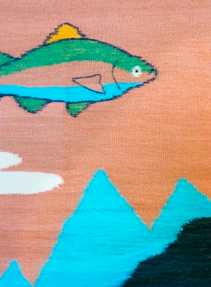 Trout in the Sky Tapestry 2
