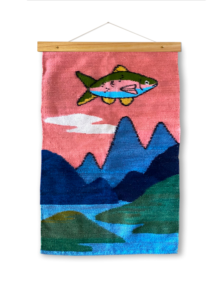 Trout in the Sky Tapestry I.F