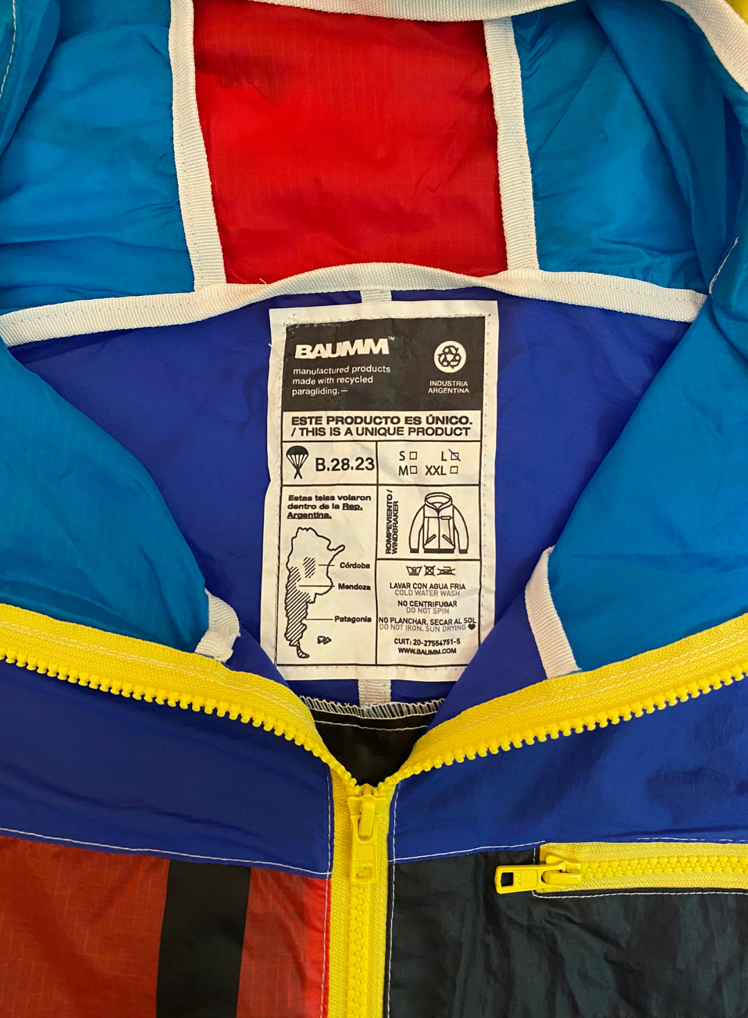 Upcycled Parachute Jacket (Large - B.28.23)