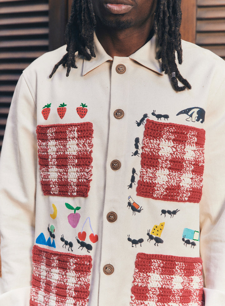 Sh*t Picnic Hand-Painted Tapestry Jacket