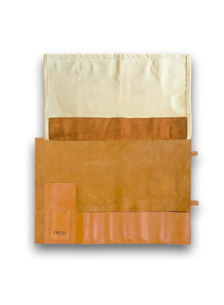 Knife Roll in Tan