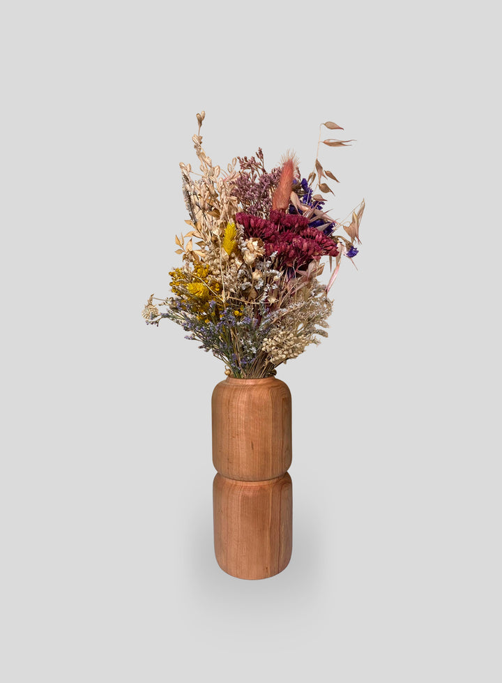 The Two Stacks Vase in Fireland Cherry