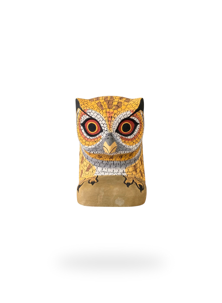 The Resting Golden Owl