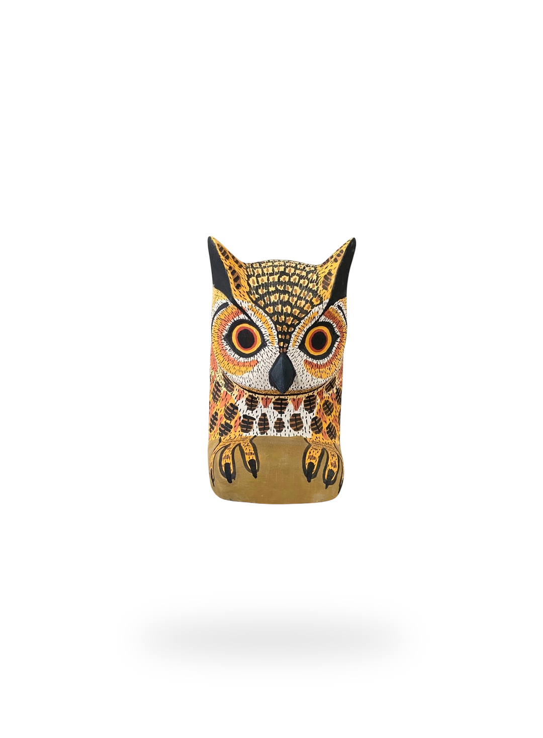 The Resting Horned Owl