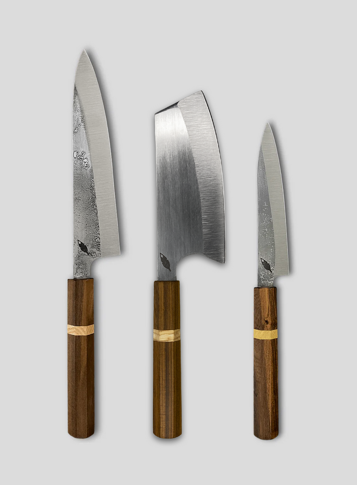 The Essential Knife Trio in Guayubira