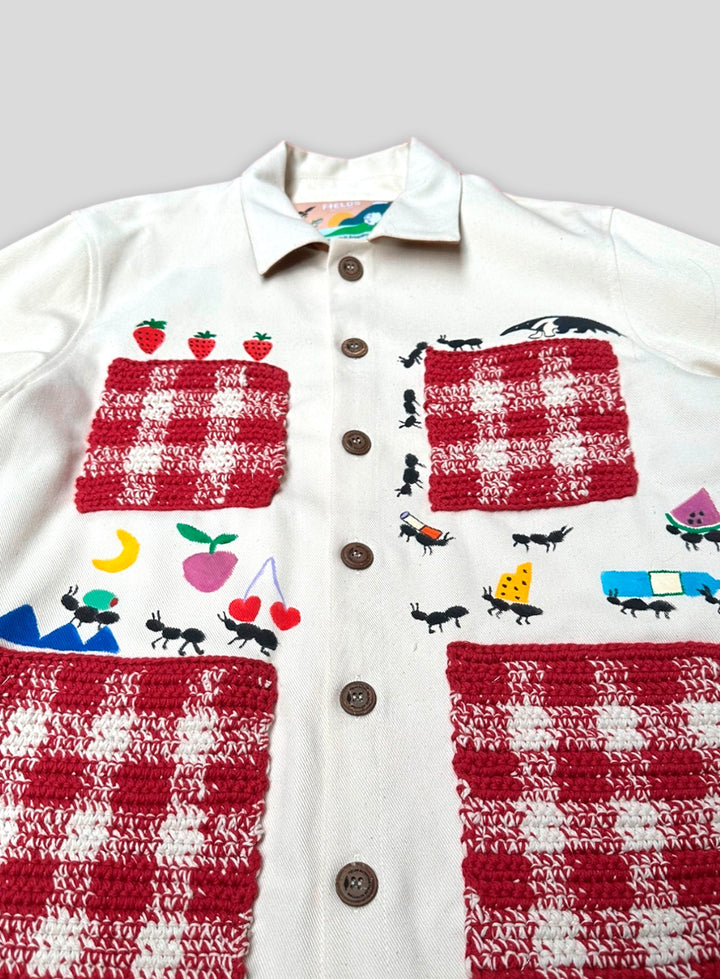 Sh*t Picnic Hand-Painted Tapestry Jacket