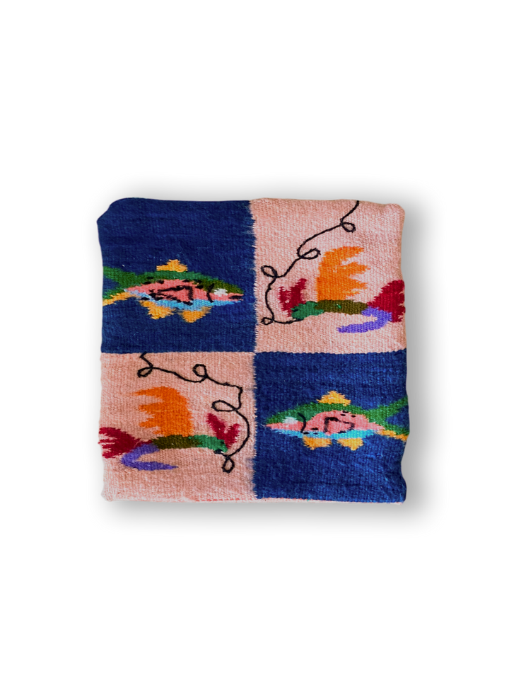 Pesca Square Throw Pillow