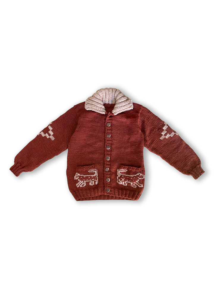 Jaguar Hand-Knitted & Embroidered Cardigan [Coming Soon]
