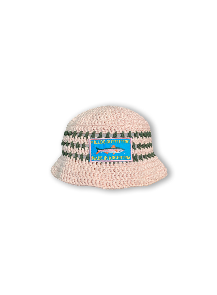 Pink Crochet Sun Hat