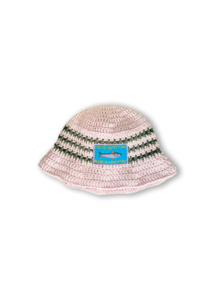 Pink Crochet Sun Hat