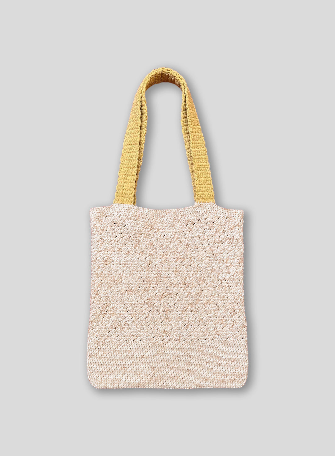 Pecan Sand Crochet Tote Bag