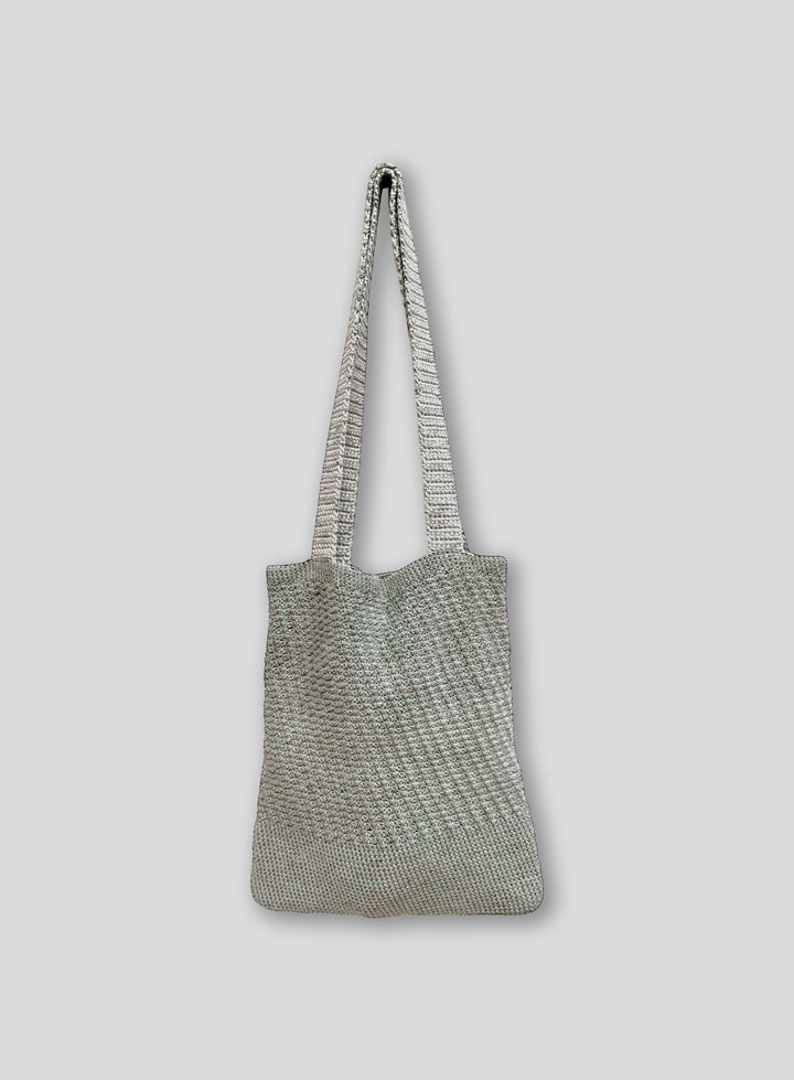 Mate Green Crochet Tote Bag