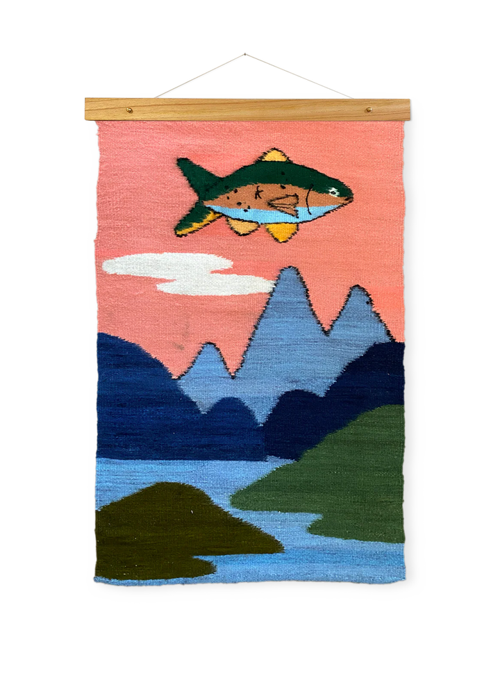 Trout in the Sky Tapestry I.D