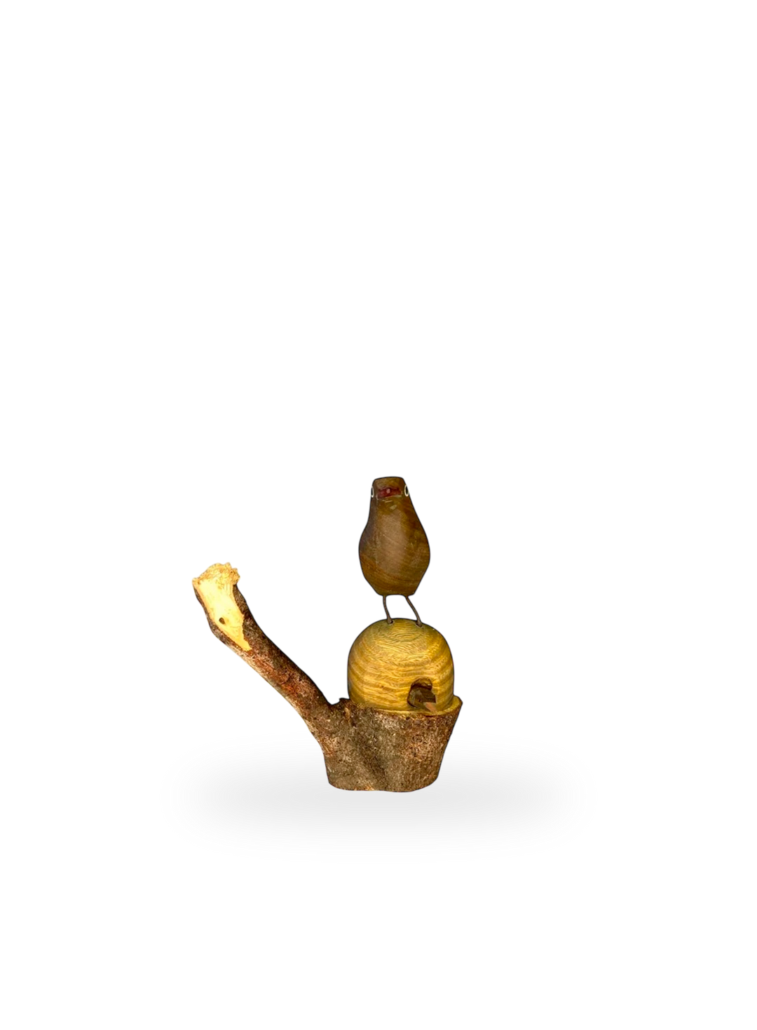 Ovenbird and Chick Carving