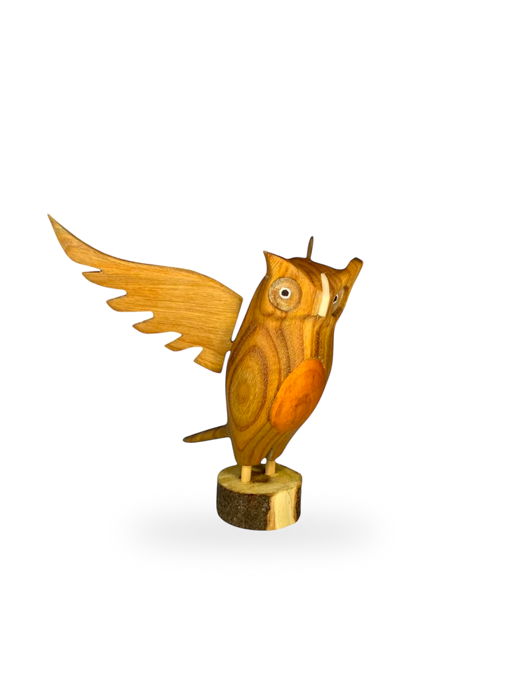 The Horned Owl Carving