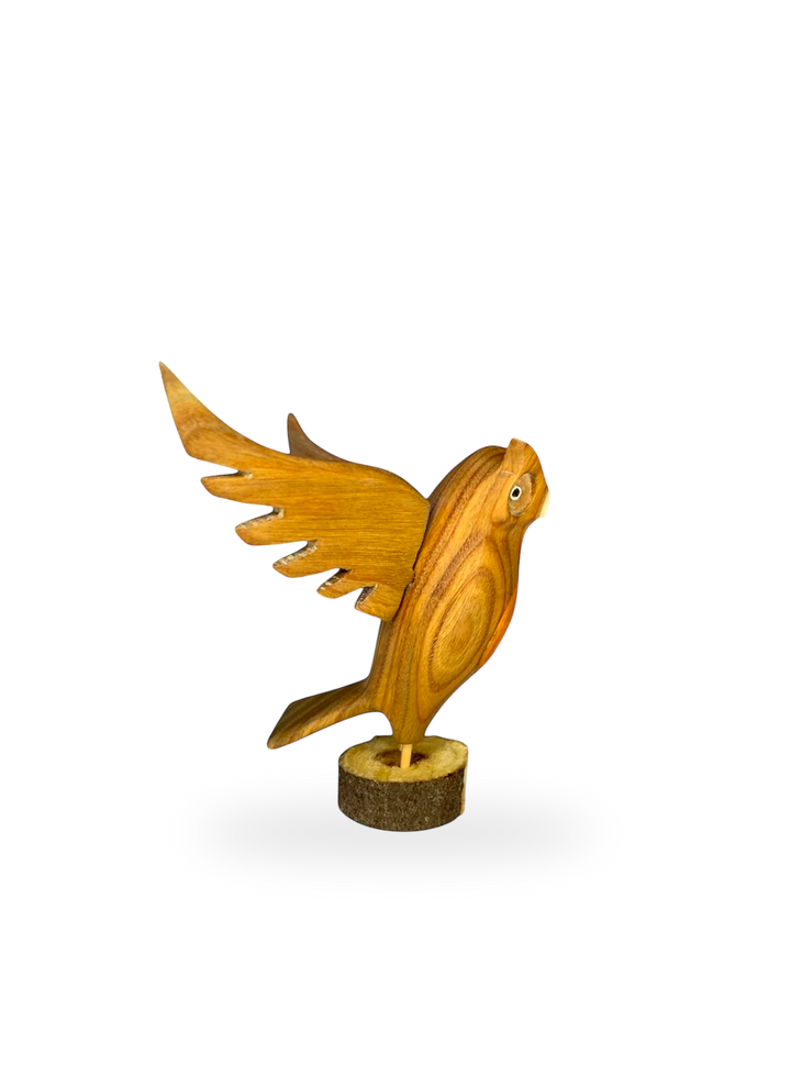 The Horned Owl Carving